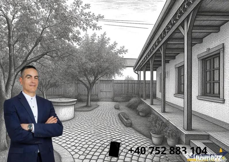 Casă cu 7 camere cu Teren 418 Mp în Central