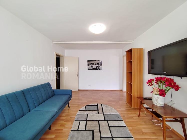 Apartament cu 2 camere semidecomandat, mobilat în P-ța Romană
