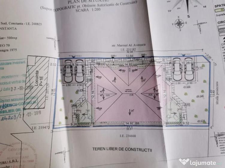 Casă cu 5 camere cu Teren 250 Mp în Km 4