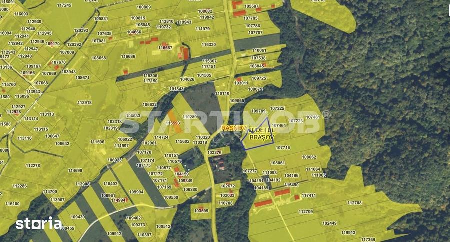 Teren de 5000 mp, în Glăjărie