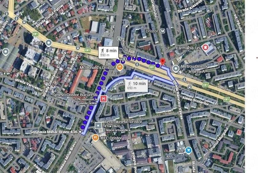 Garsonieră semidecomandată în Dristor
