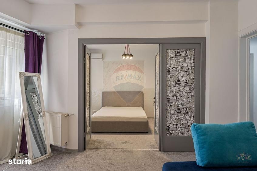 Apartament cu 2 camere, mobilat în Muncii