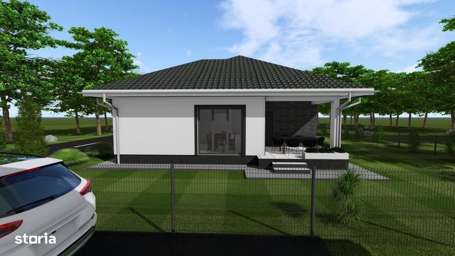 Tautii Magheraus (zona str. 4)casa pe parter, s.c.=150mp, teren 500mp - 1