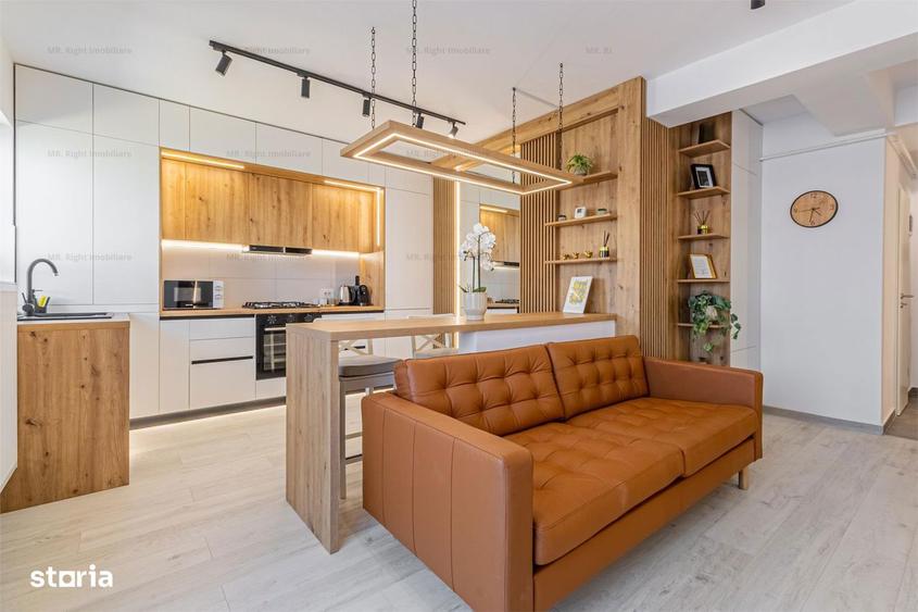 Apartament cu 3 camere, mobilat în Tractorul