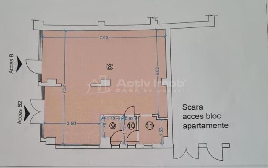 Spațiu comercial, de 54 mp, în Calea Aradului
