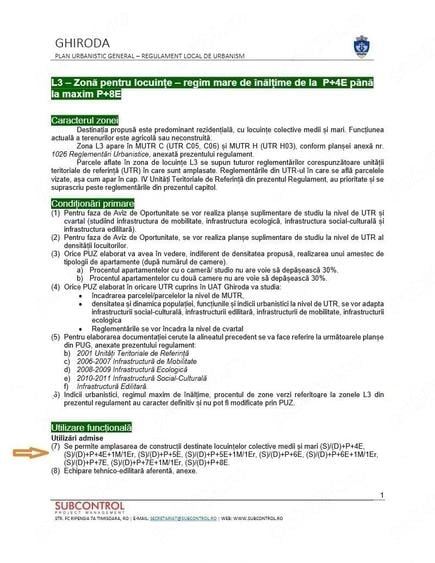 Teren de vanzare | Ghiroda | Destinatie - Cladiri Apartamente | Regim Inaltime Mare - 4