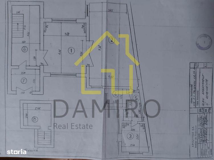 Apartament cu 2 camere semidecomandat în Romană
