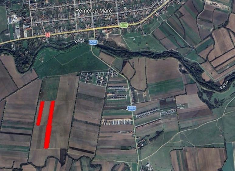 Teren agricol intravilan de 23000 mp, în Bucovăț (Remetea Mare)