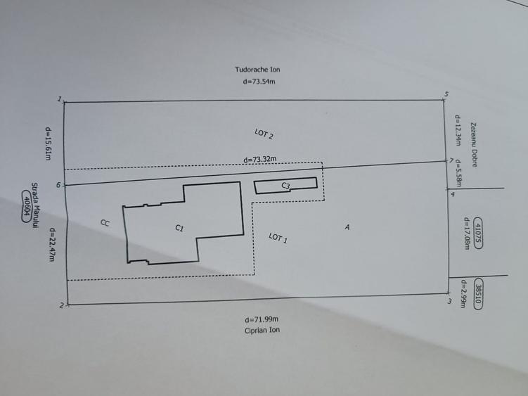 Casă cu 4 camere cu Teren 2771 Mp în Slobozia Nouă