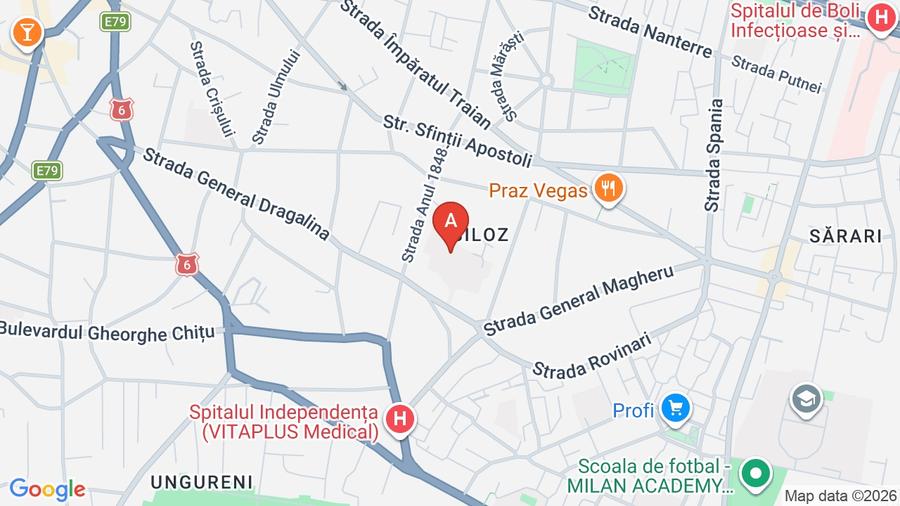 Apartament cu 3 camere decomandat în Central