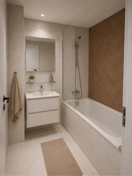 Apartament cu 2 camere semidecomandat în Lujerului