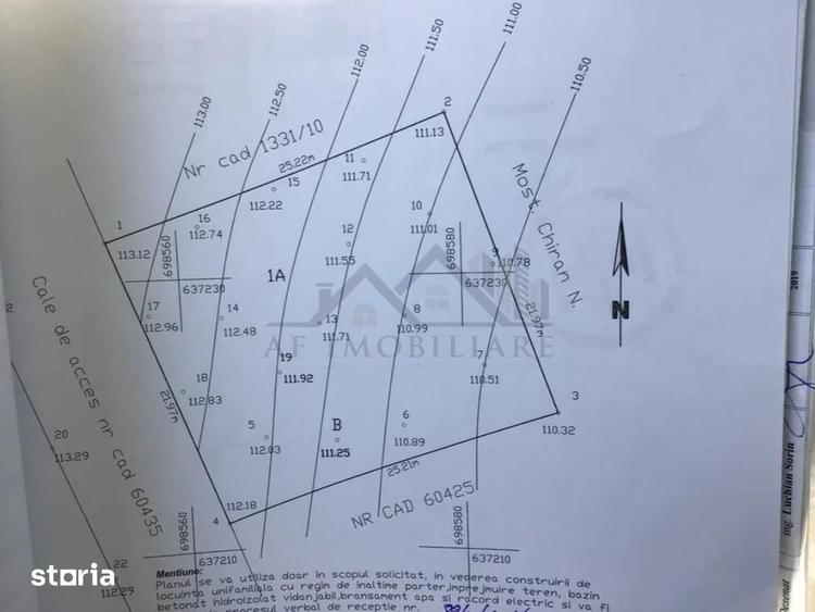 Teren de 652 mp, în Aeroport