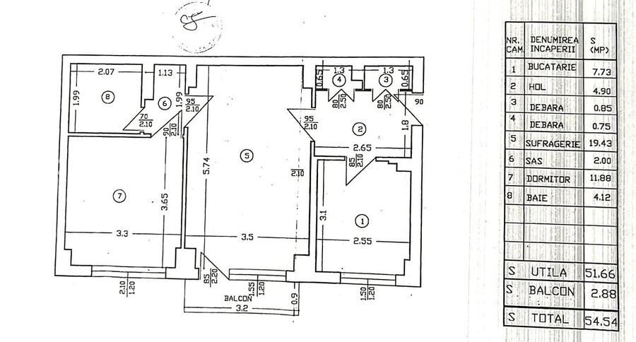 Apartament cu 2 camere semidecomandat, mobilat în Drumul Taberei