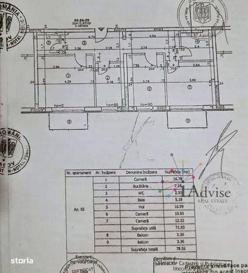 Apartament cu 3 camere decomandat în Avantgarden