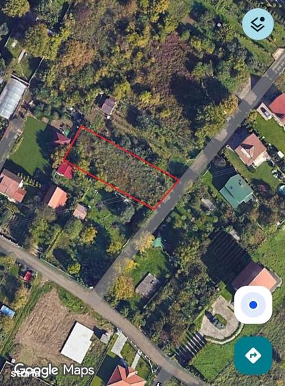 Teren de 672 mp, în Burdea