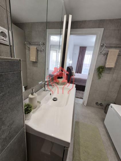 SISESTI-2 camere mobilate, 2 bai, terasa cu vedere lac, bloc boutique, parcare! - 12