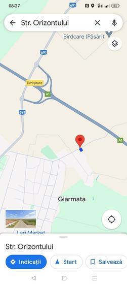 Teren de 690 mp, în Giarmata