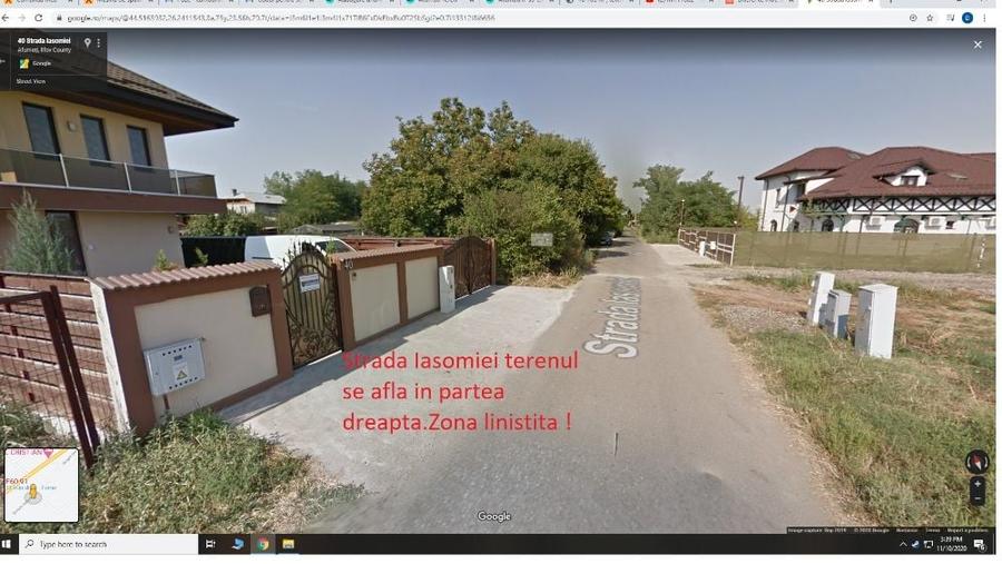 Teren de 5000 mp, în Afumați