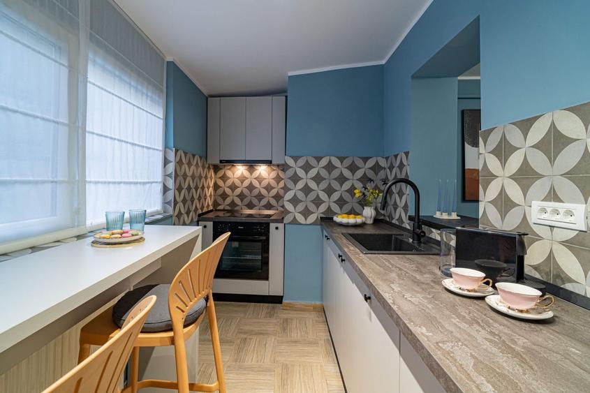 Apartament cu 2 camere, mobilat în Calea Victoriei