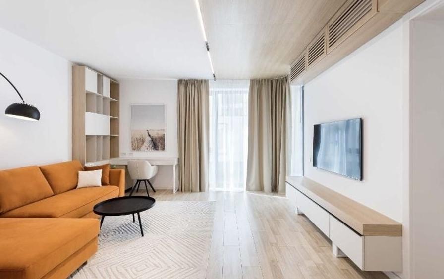 Apartament cu 2 camere semidecomandat, mobilat în Herăstrău