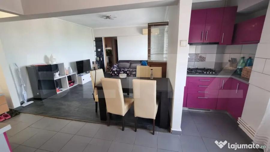 Apartament cu 3 camere semidecomandat în Semicentral