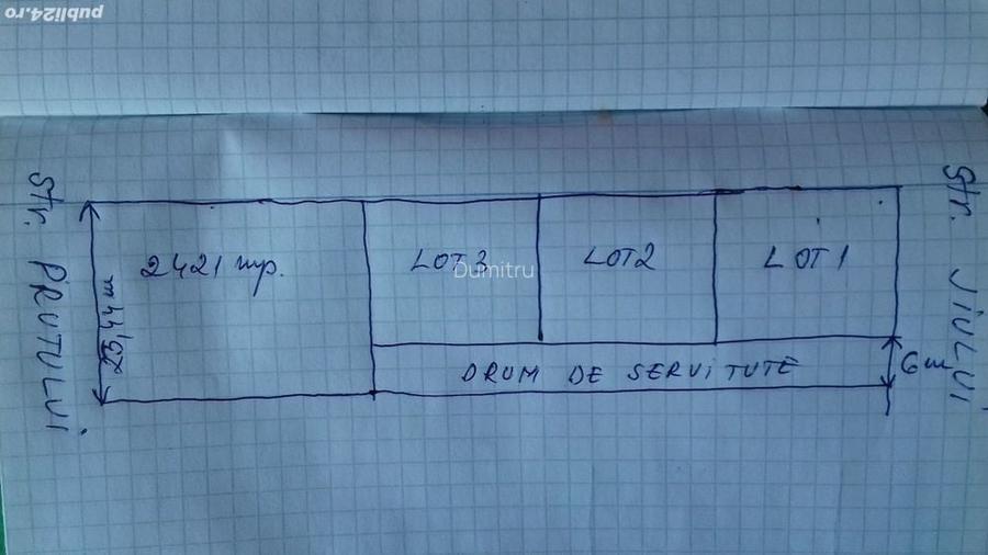 Vand teren extravilan. , intravilan cu. casa. demolabila in. Surlari