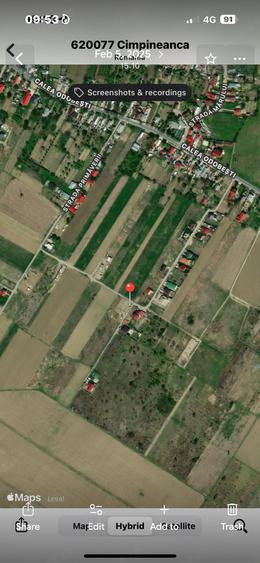 Teren de 610 mp, în Vânători