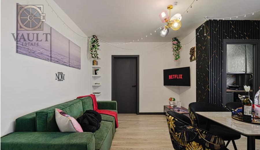 Apartament cu 3 camere semidecomandat, mobilat în Berceni