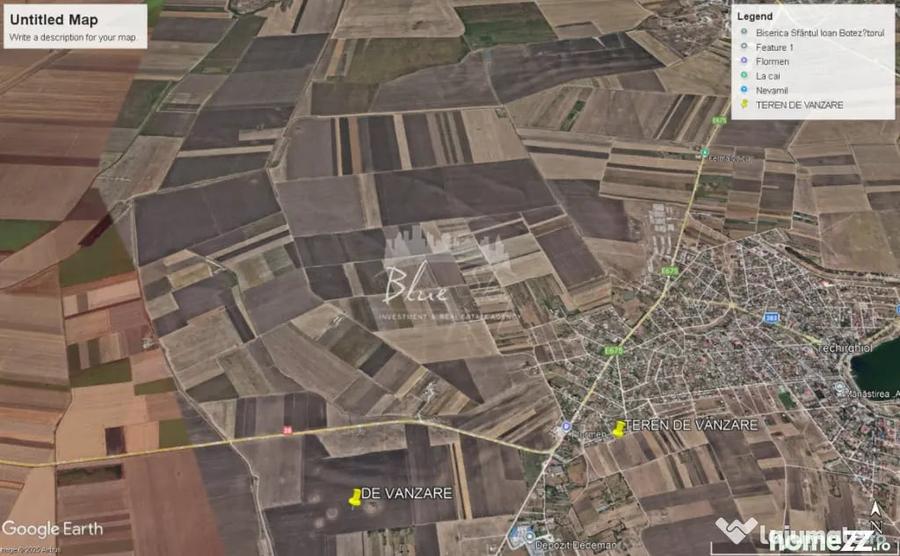 Teren de 5000 mp, în Central
