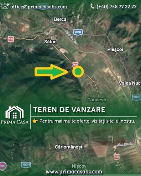 Teren de 10000 mp, în Cândești