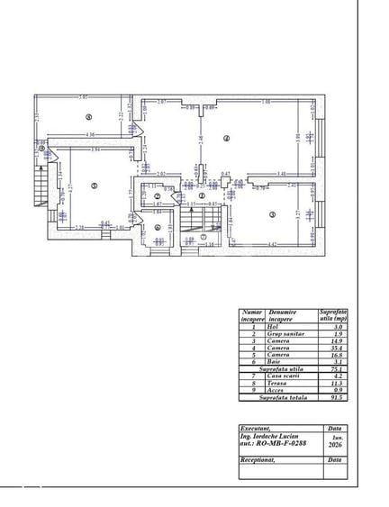 Apartament vanzare 5 camere Barbu Vacarescu - 1