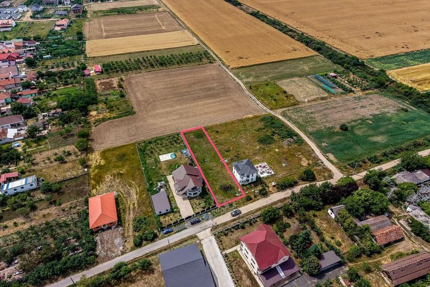 Teren Construcții intravilan de 961 mp, în Nord