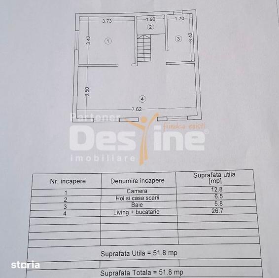 Casă cu 6 camere cu Teren 173 Mp în Lumina