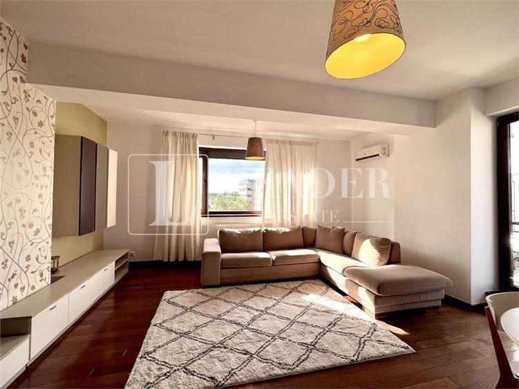 Baneasa Zona Dobrogeanu Gherea || Apartament 3 camere | Bloc 2009 | 3 locuri par - 7