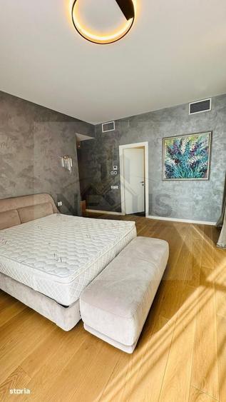 Apartament cu 4 camere, mobilat în Herăstrău