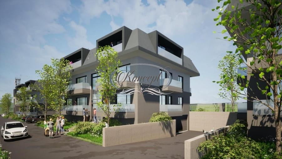 Apartament cu 2 camere semidecomandat în Baciu
