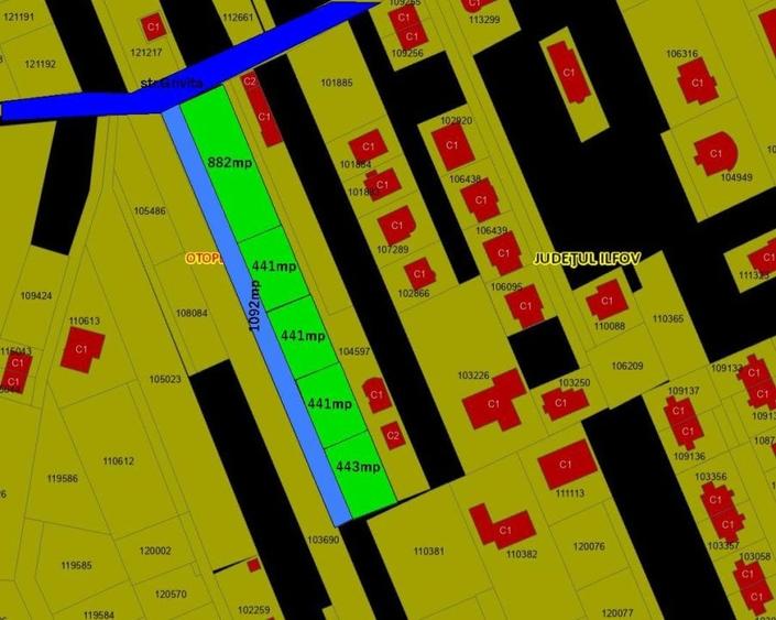 Teren Construcții intravilan de 3740 mp, în Odăi