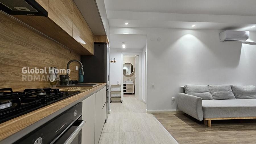 Apartament cu 3 camere semidecomandat, mobilat în Tunari
