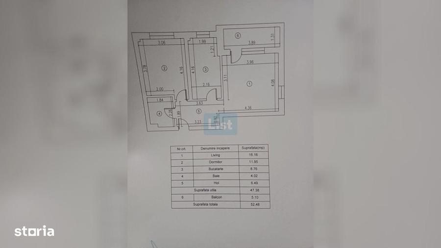 Apartament cu 2 camere în Dudu