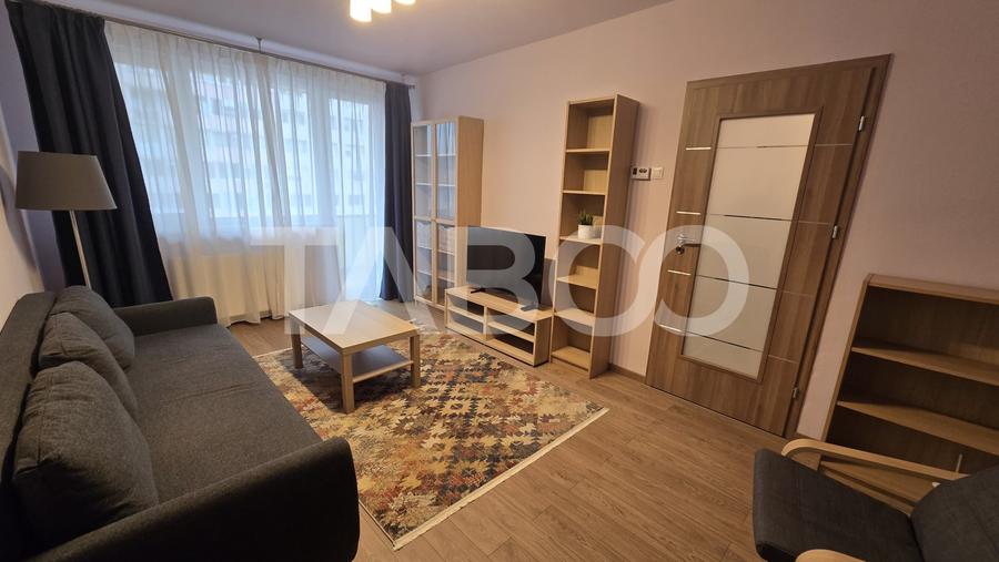Apartament cu 2 camere semidecomandat, mobilat în Mihai Viteazul