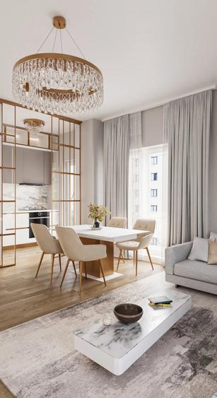 Penthouse cu 4 camere decomandat în Pipera