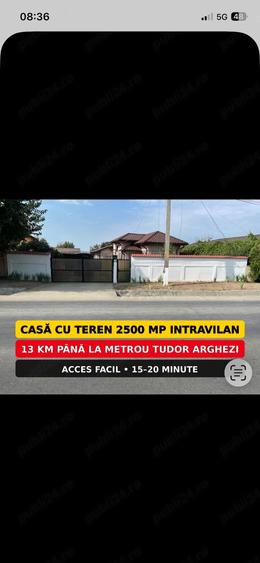 Casă cu Teren 2500 Mp în Berceni