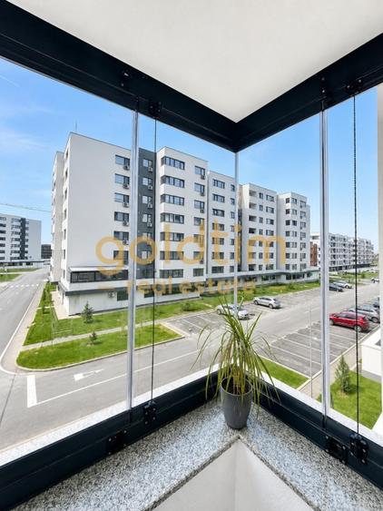 Apartament cu 2 camere semidecomandat, mobilat în Pipera