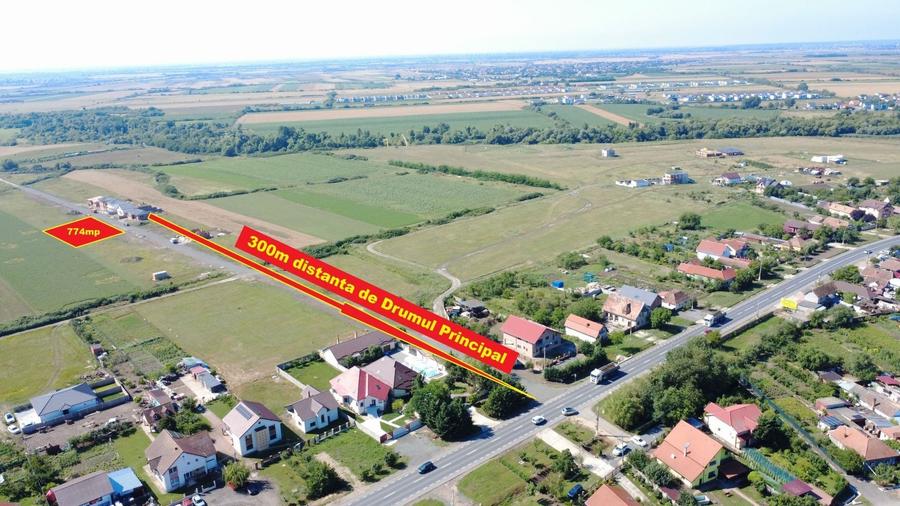 Teren Construcții intravilan de 774 mp, în Remetea Mare