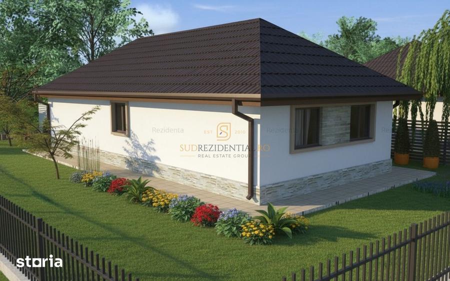 Casă cu 4 camere cu Teren 400 Mp în Copăceni