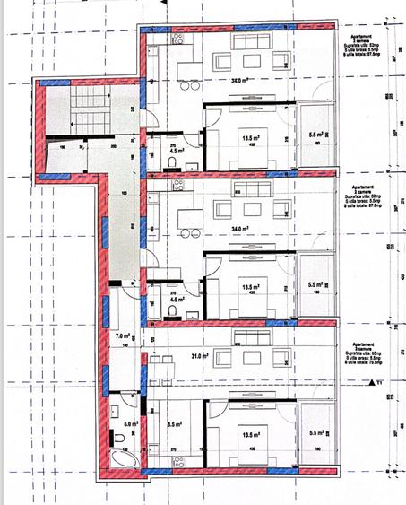 Apartament cu 2 camere decomandat în Central