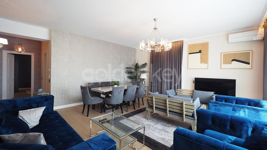 Apartament cu 4 camere decomandat, mobilat în Herăstrău