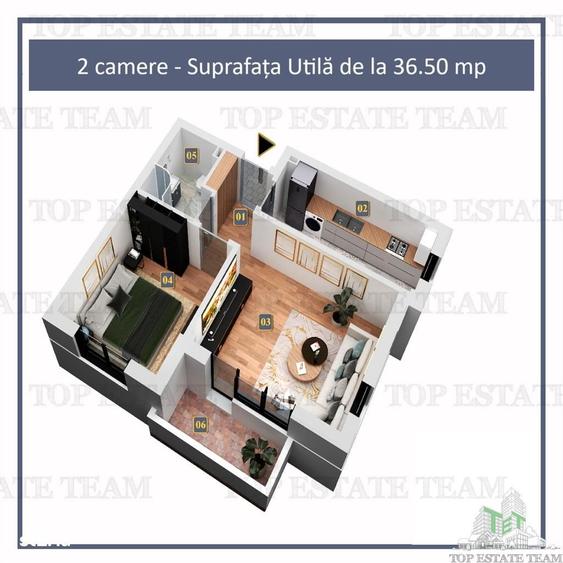 Promotie de Toamna! Apartament 2 camere cu finisaje premium in Militar - 2