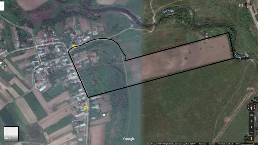 Teren Construcții intravilan de 62500 mp, în Crevedia Mică