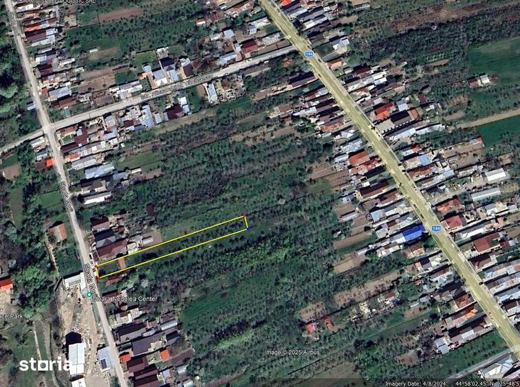 Teren de construit cu livada, acces asfaltat,2447mp, toate utilitatile - 1